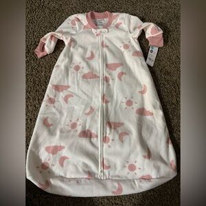 Cozy Pink and White Kids sleepsack